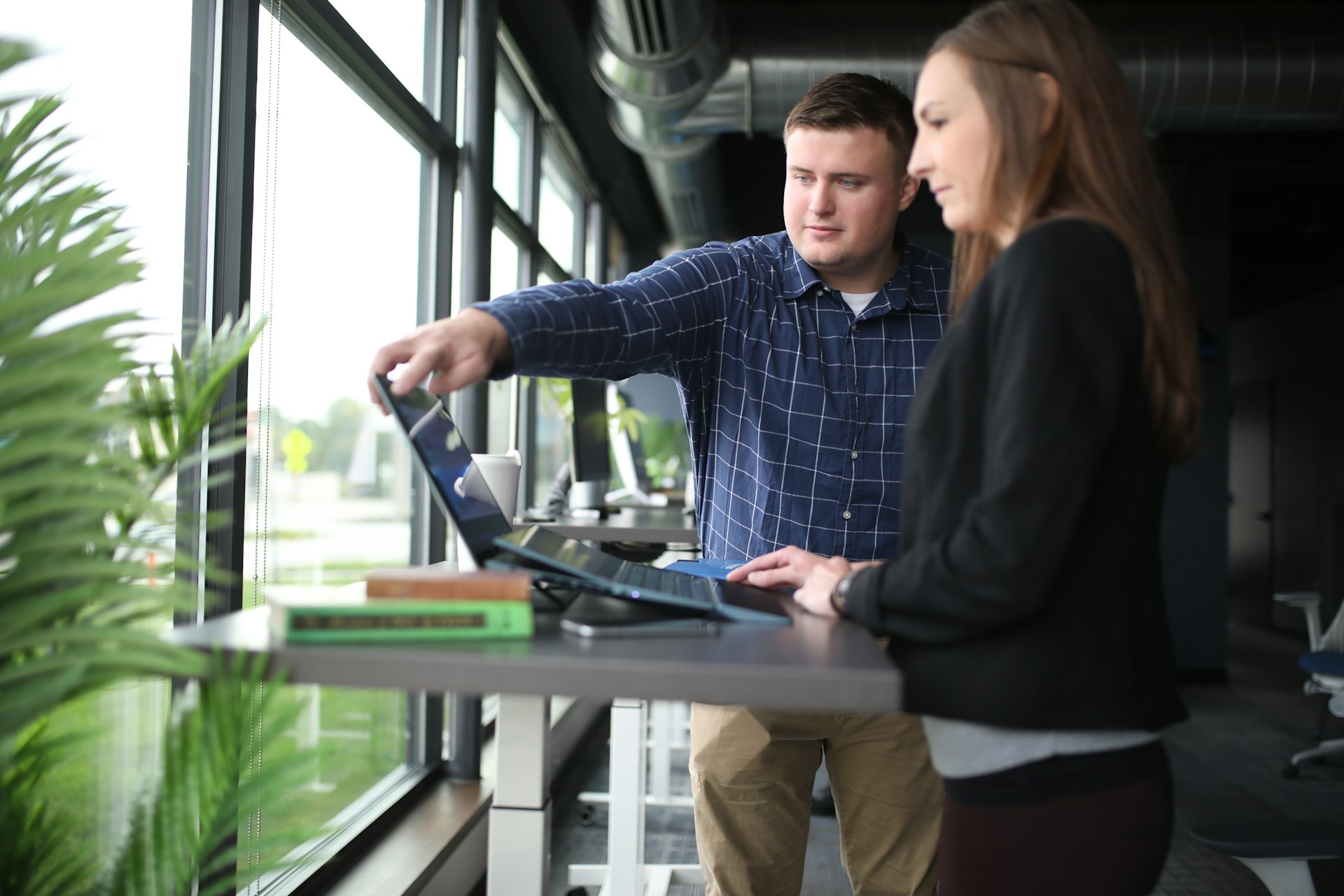 Illustration of our team working together